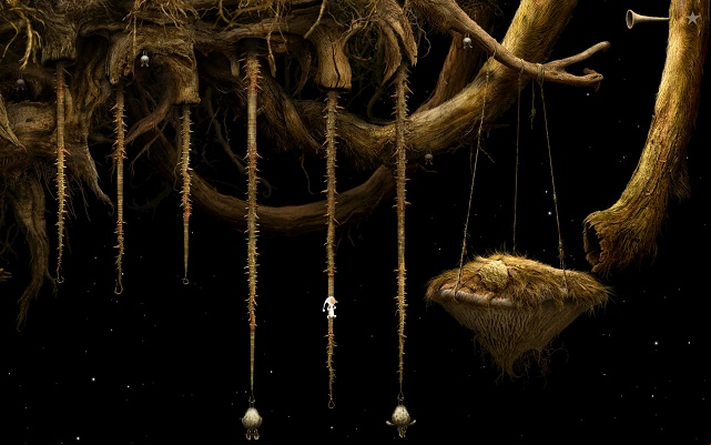 The second arrangement can be seen on the above screenshot - Fill the vessel - Shaggy Planet - Samorost 3 - Game Guide and Walkthrough