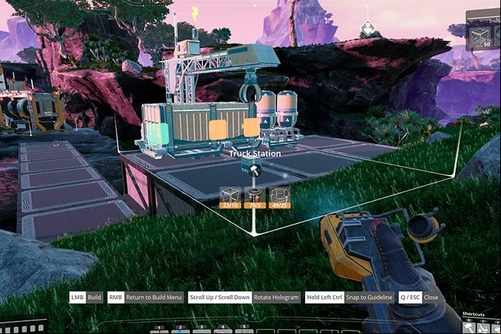 You will need a loading station to transport goods between the bases. - Vehicles in Satisfactory - 10 Important Tips - Satisfactory Guide