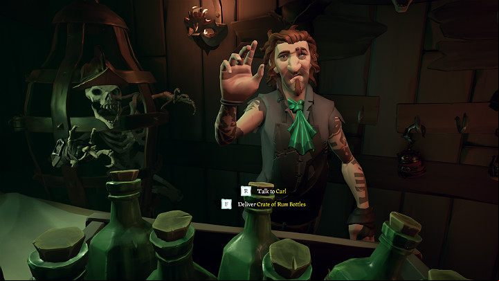 You have to transfer each box of goods to the recipient yourself - Sea of Thieves: How to start, 7 Simple Steps - tips, advice - For Landlubbers - Sea Of Thieves Guide