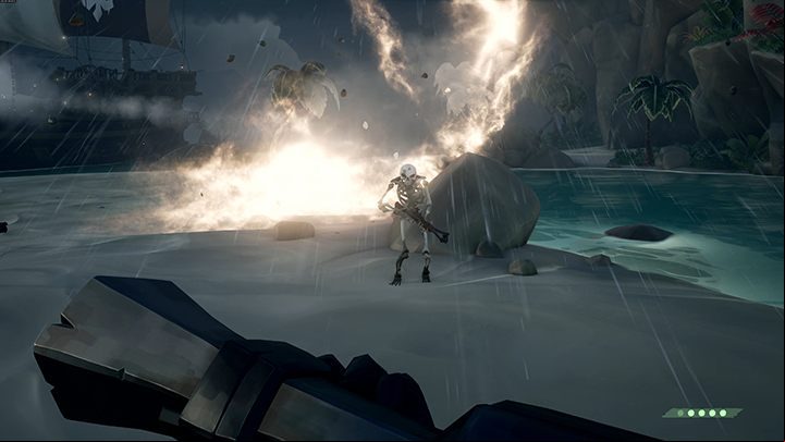 Hostile skeletons can attack you with a sword or with a firearm. - Sea of Thieves: Combat guide - For Landlubbers - Sea Of Thieves Guide