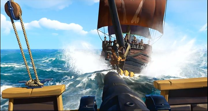 Sea battles are best played with a well-coordinated crew. - Sea of Thieves: Sea Battles guide - For Landlubbers - Sea Of Thieves Guide