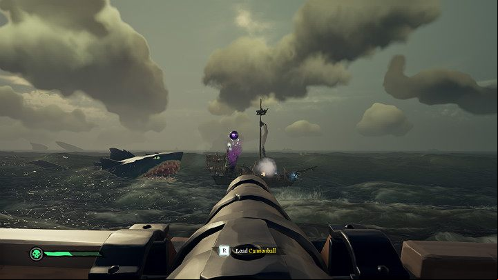 As you can see in the image above, Megalodon has a habit of appearing in quite strange situations, such as when fighting a skeleton ship - Sea of Thieves: Public events - For Landlubbers - Sea Of Thieves Guide