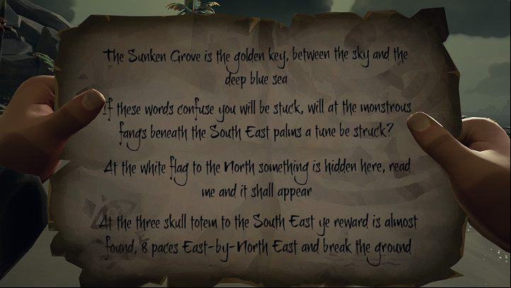 Once we read the letter again, the final verse of the riddle will appeared before our eyes - Sea of Thieves: Ashen Guardians Notes - For Landlubbers - Sea Of Thieves Guide