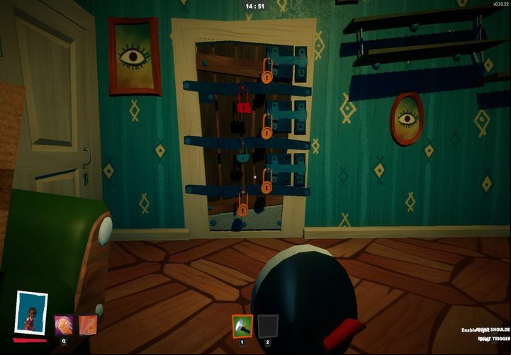 The colors of the keys must match the locks on the doors - avoid gathering every key you find! - Secret Neighbor Guide