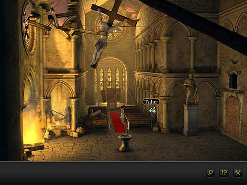To do so, get the robe hanging on the column to the right (behind benches) - Climb the statue - Chapter 1 - Berlin, - Secret Files 3: The Archimedes Code - Game Guide and Walkthrough