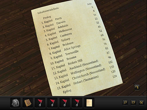 You'll find out that third chapter was about Adelaide, seventh - about Brisbane, tenth - about Broome and fifteenth - about Hobart - Find the meaning of Max's mysterious words - Chapter 1 - Berlin, - Secret Files 3: The Archimedes Code - Game Guide and Walkthrough