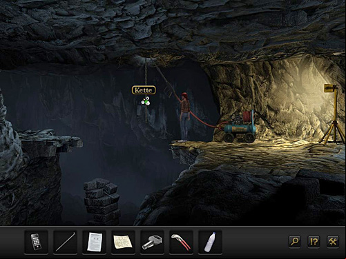 Return to the sector C, go down the elevator and go to the ruined bridge - Get to Emre - Chapter 2 - Göbekli Tepe, Turkey - Secret Files 3: The Archimedes Code - Game Guide and Walkthrough