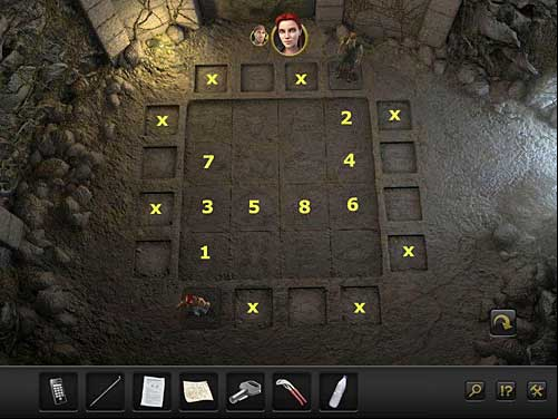 1) as Nina stand on the slab with ox (1 horn) - Open the mystical gate - Chapter 2 - Göbekli Tepe, Turkey - Secret Files 3: The Archimedes Code - Game Guide and Walkthrough