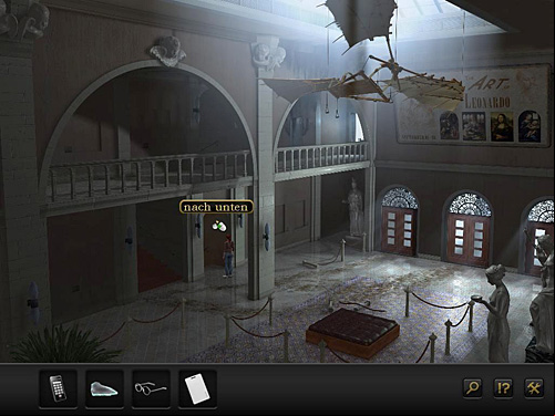 Go down the hall and head to the basement - Get to the archive - Chapter 4 - San Francisco, USA - Secret Files 3: The Archimedes Code - Game Guide and Walkthrough