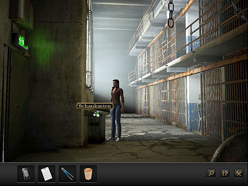 Now you only need some kind of handle to get to the other building - Get to the adjacent building - Chapter 5 - Alcatraz, USA - Secret Files 3: The Archimedes Code - Game Guide and Walkthrough