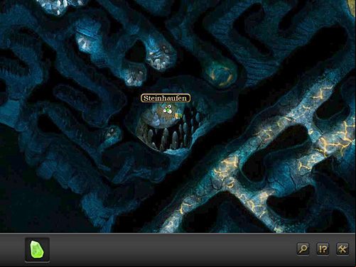 In order to get another crystal, start in the center and go up left and then down (a detailed route is marked with yellow line above) - Get to the Guardians' base - Chapter 8 - Santorin, Greece - Secret Files 3: The Archimedes Code - Game Guide and Walkthrough