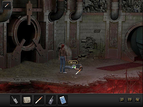 Of course use the antidote to save Max - Save Max - Chapter 8 - Santorin, Greece - Secret Files 3: The Archimedes Code - Game Guide and Walkthrough