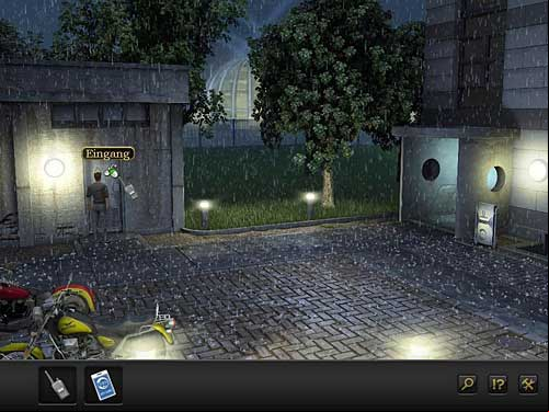Now go to the transformer building and try to open the door - Open the transformer building - Chapter 9 - CERN, Switzerland - Secret Files 3: The Archimedes Code - Game Guide and Walkthrough
