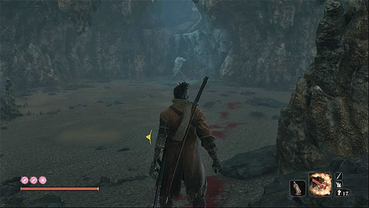 You reach a huge cave - Headless Guardian Ape in Ashina Depths | Sekiro Shadows Die Twice Boss Fight - Bosses - Sekiro Guide and Walkthrough