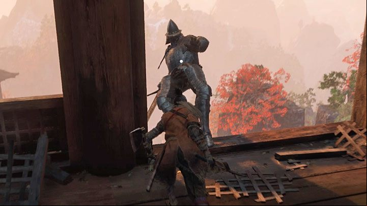 You reach a large bridge - time for another boss fight - Senpou Temple | Sekiro Shadows Die Twice Walkthrough - Main story - Sekiro Guide and Walkthrough