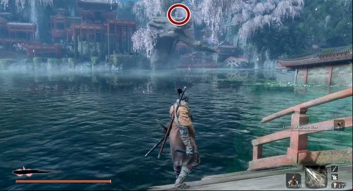 In the Foundtainhead Palace there is one rule: you cannot enter the lake - Fountainhead Palace | Sekiro Shadows Die Twice Walkthrough - Main story - Sekiro Guide and Walkthrough