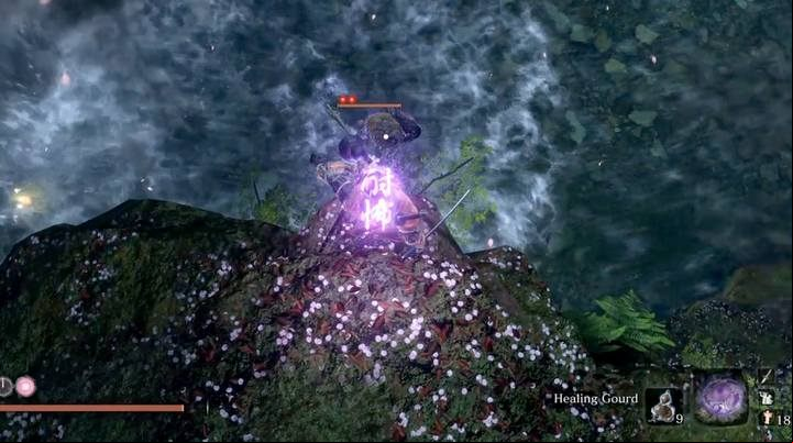 It is worth to drink Mottled Purple Gourd before the fights. - Shichimen Warrior #2 | Sekiro Shadows Die Twice Boss Fight - Bosses - Sekiro Guide and Walkthrough