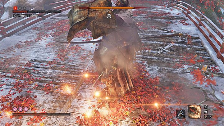 Luckily, there is a simple strategy that will allow you to defeat the True Corrupted Monk - True Corrupted Monk | Sekiro Shadows Die Twice Boss Fight - Bosses - Sekiro Guide and Walkthrough