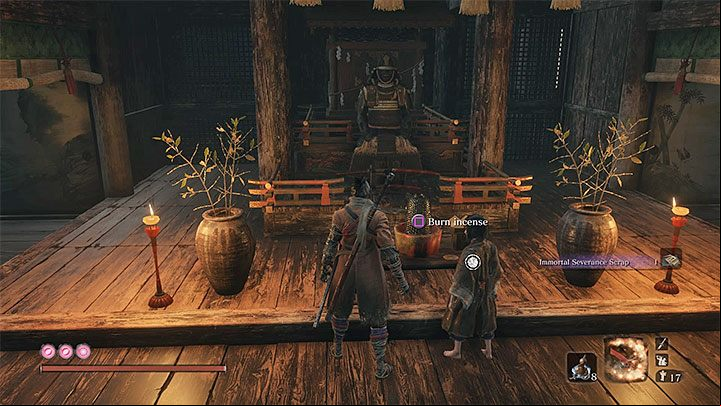 Go back to Emma and speak to her about the idea of using the Mortal Blade to get Kuros blood - How to enter the Fountainhead Palace in Sekiro? - FAQ - Sekiro Guide and Walkthrough