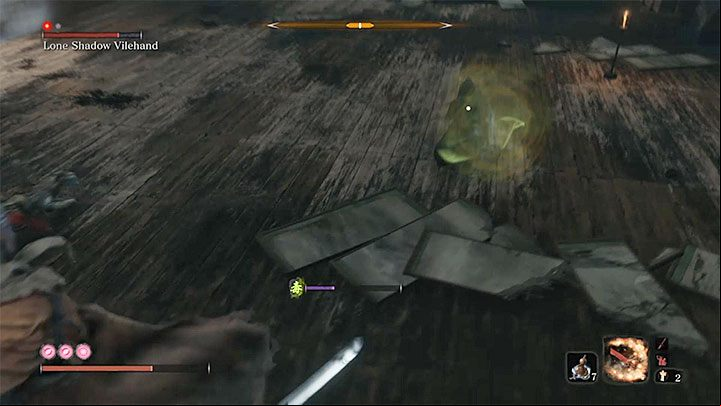 Instead of pairing punches, we recommend to often rely on dodging and leaping backward - Lonely Shadow Vilehand | Sekiro Shadows Die Twice Boss Fight - Bosses - Sekiro Guide and Walkthrough
