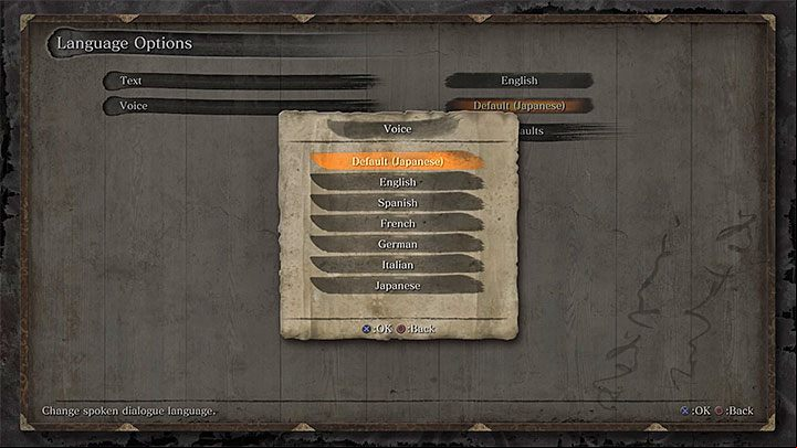 Yes, this is the default voice options - Sekiro Guide and Walkthrough