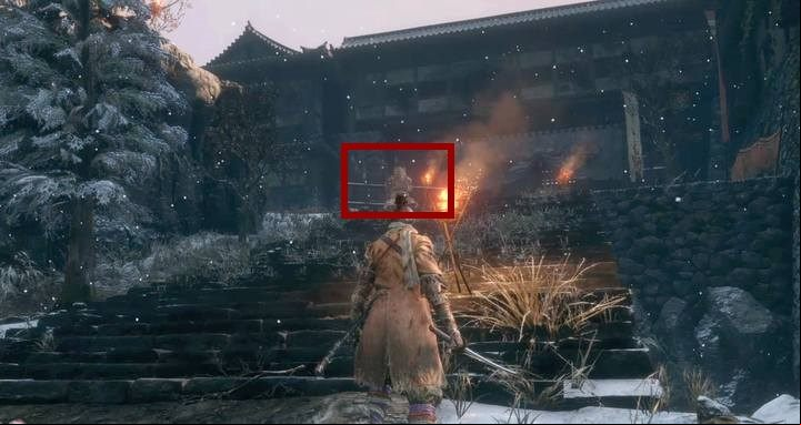 You encounter Chained Ogre on your way to Outskirts Wall Stairway, near the Sculptors Idol located at the top of the stairs - Chained Ogre | Sekiro Shadows Die Twice Boss Fight - Bosses - Sekiro Guide and Walkthrough