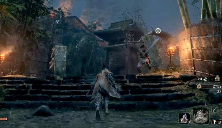 The guards on the bridge can be byed, they do not matter for this duel. - Shinobi Hunter Enshin of Misen | Sekiro Shadows Die Twice Boss Fight - Bosses - Sekiro Guide and Walkthrough