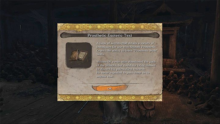 2 - Esoteric Texts (Skill Books) in Sekiro - Basics - Sekiro Guide and Walkthrough