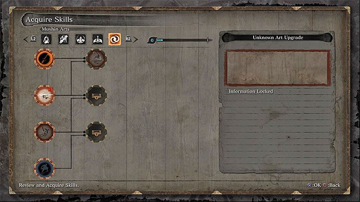 Tengu will give you a new text only when you have unlocked one of the final upgrades for your skills - Esoteric Texts (Skill Books) in Sekiro - Basics - Sekiro Guide and Walkthrough