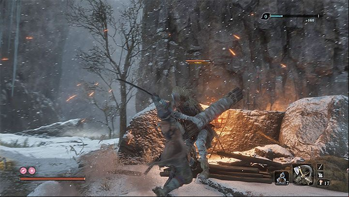 You can already go back down and continue the crossing through the main part of the valley, during which you will also encounter stronger opponents using guns - Sunken Valley | Sekiro Shadows Die Twice Walkthrough - Main story - Sekiro Guide and Walkthrough