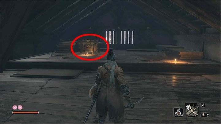 You must eventually reach the attic of the fortress - Prayer Beads | Unique items in Sekiro Shadows Die Twice - Unique items - Sekiro Guide and Walkthrough
