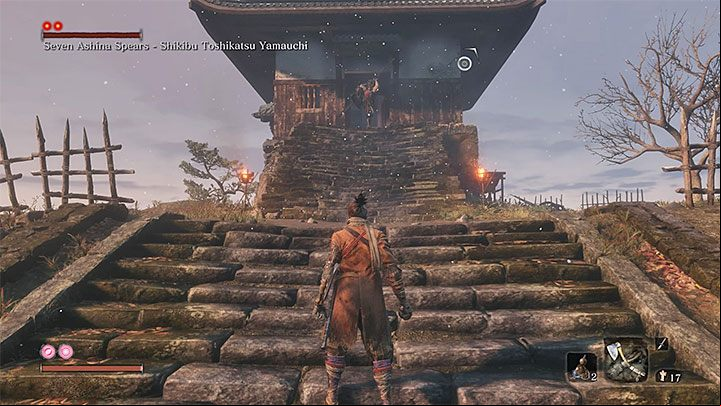 Beads are left behind by a defeated boss - Seven Ashina Spears - Shikibu Toshikatsu Yamauchi - Prayer Beads | Unique items in Sekiro Shadows Die Twice - Unique items - Sekiro Guide and Walkthrough