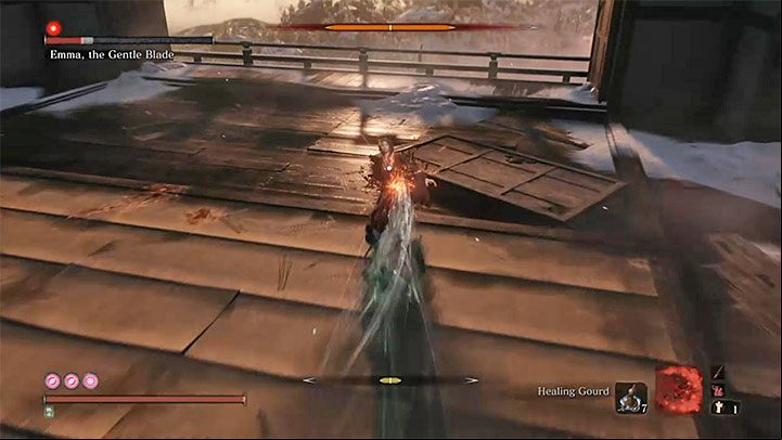 You can fight Emma according to the typical combat rules: focus on achieving perfect parries, and thus attempt to significantly weaken her Posture bar - Shura | Sekiro Shadows Die Twice endings - Game Endings - Sekiro Guide and Walkthrough