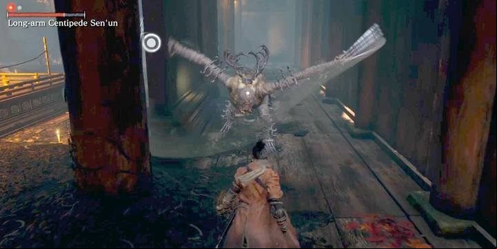 As a general rule, try to smash the enemy from air or parry the blows; when your posture gets reduced, keep your distance from the boss. - Long-arm Centipede Senun | Sekiro Shadows Die Twice Boss Fight - Bosses - Sekiro Guide and Walkthrough