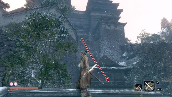There is a path behind Ashina Castle - Blackhat Badger | Merchants in Sekiro Shadows Die Twice - Merchants - Sekiro Guide and Walkthrough