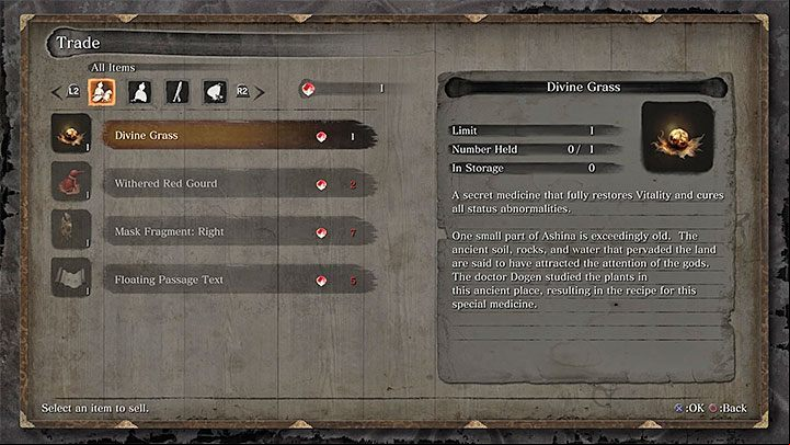 This is a unique healing item - How to heal in Sekiro Shadows Die Twice? - FAQ - Sekiro Guide and Walkthrough