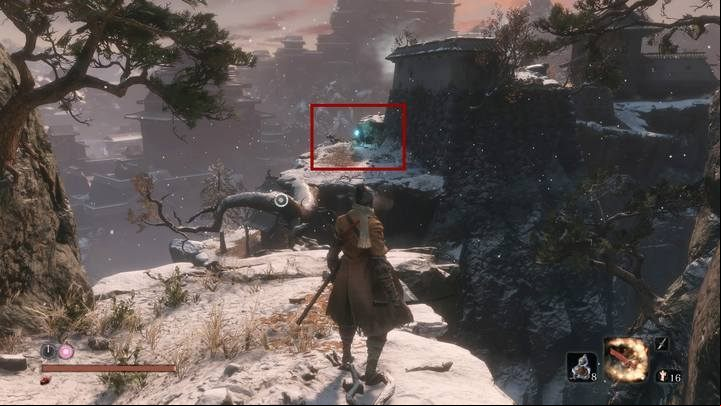 Jump over another ruin and unlock the first Sculptors Idol (bonfire) called the Ashina Castle Grounds - Ashina Outskirts | Sekiro Shadows Die Twice Walkthrough - Main story - Sekiro Guide and Walkthrough