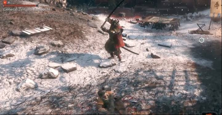 General Tenzen Yamauchi is an optional opponent - Ashina Outskirts | Sekiro Shadows Die Twice Walkthrough - Main story - Sekiro Guide and Walkthrough