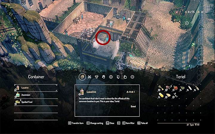 The last part of this quest is about sabotaging the previously found distillery (located in one of the rooms on the ground floor of block D) - Quests in zone 3 (Visa 03) | Walkthrough - Side Quests - Seven The Days Long Gone Game Guide