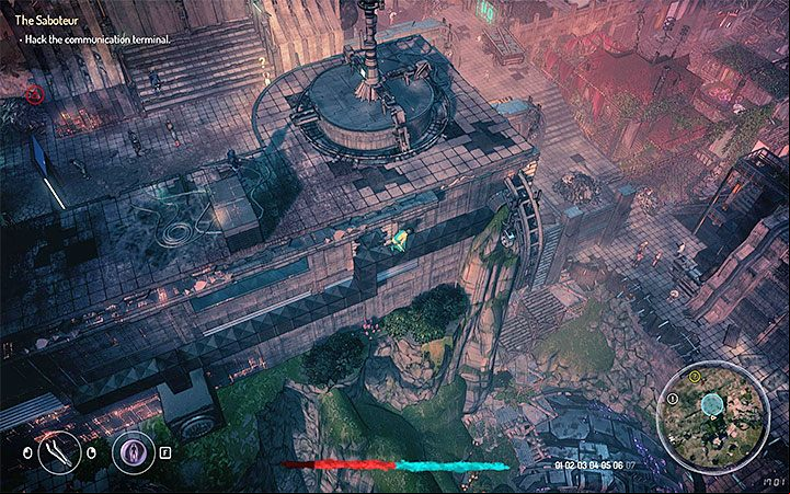 Your new objective is to hack the communication terminal - Quests in zone 3 (Visa 03) | Walkthrough - Side Quests - Seven The Days Long Gone Game Guide
