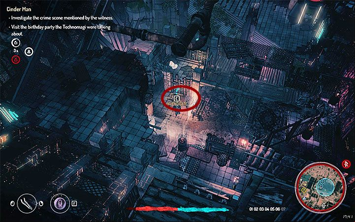 You must now investigate the first crime scene - Quests in zone 4 (Visa 04) | Walkthrough - Side Quests - Seven The Days Long Gone Game Guide