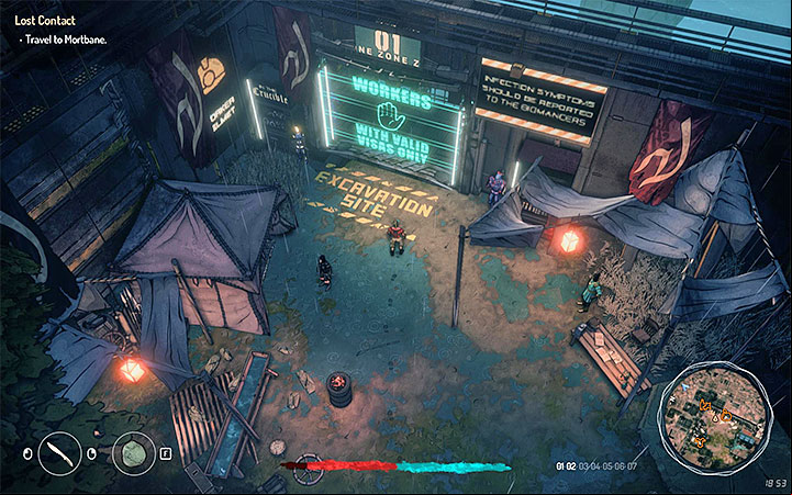 The second option is to go through the excavation site entrance located in the north-east part of Lewmer - the picture above shows this place - Lost | Walkthrough | Main quest - Main Quests - Seven The Days Long Gone Game Guide