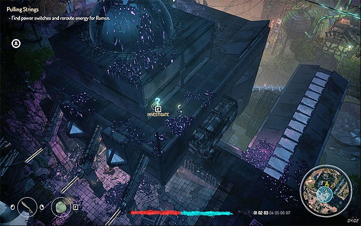 In the third mission you have to reach three switches and redirect energy - Quests in zone 1 (Visa 01) | Walkthrough - Side Quests - Seven The Days Long Gone Game Guide