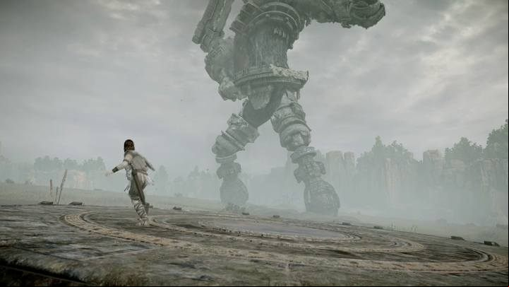Start with finding a steel plate on the ground - Colossus 3 - Gaius | Shadow of the Colossus Walkthrough - Walkthrough - Shadow of the Colossus Game Guide