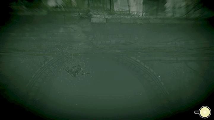 Get through the wall by swimming below the sunken gate - Colossus 5 - Avion | Shadow of the Colossus Walkthrough - Walkthrough - Shadow of the Colossus Game Guide