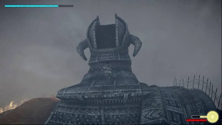 Descend to the colossus back to regenerate your strength - Colossus 16 - Malus | Shadow of the Colossus Walkthrough - Walkthrough - Shadow of the Colossus Game Guide