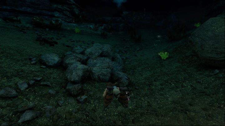In the water reservoir, located on the right side of the monolith, stones are laid out on the bottom - Quechua monoliths in Shadow of the Tomb Raider Game - Monoliths - Shadow of the Tomb Raider Game Guide