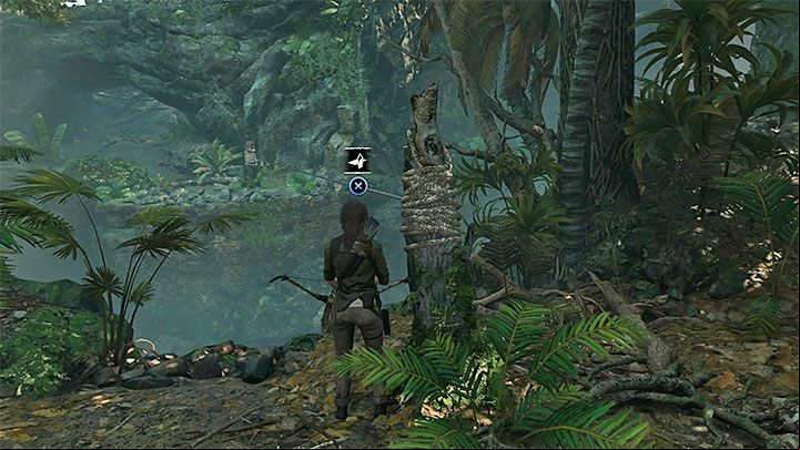Reaching the climbing axe requires you to get further down into the jungle, which used to be unavailable before youd gotten the bow - How to get the knife, bow, and axe back in Shadow of the Tomb Raider? - FAQ - Shadow of the Tomb Raider Game Guide