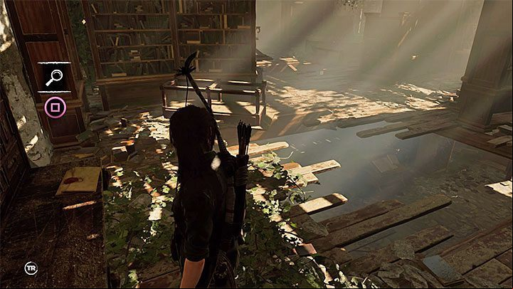 The Sketch (13) is on the first floor of the library, next to a big hole in the floor (you have to walk around it) - Documents in Mission of San Juan | Secrets in Shadow of the Tomb Raider - Mission of San Juan - Shadow of the Tomb Raider Game Guide