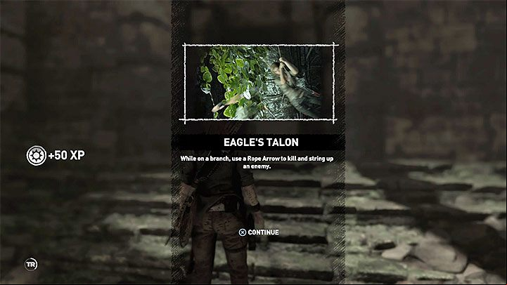Eagles Talon is a skill that is not available from the very beginning of the game - Surprise! trophy in Shadow of the Tomb Raider - Trophy Guide - Shadow of the Tomb Raider Game Guide